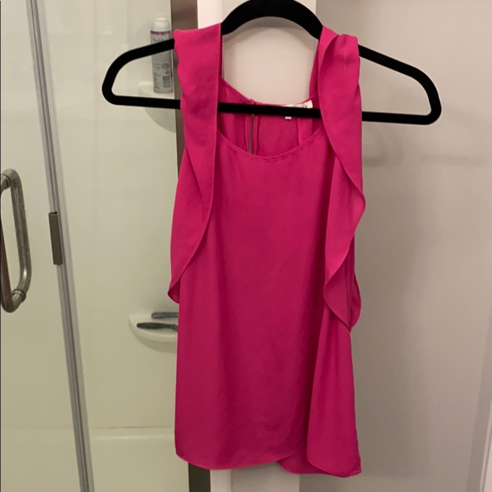 Pink tank top blouse